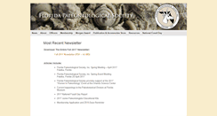 Desktop Screenshot of floridapaleosociety.com